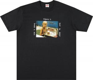Футболка Supreme Gummo Bathtub Tee 'Black', черный