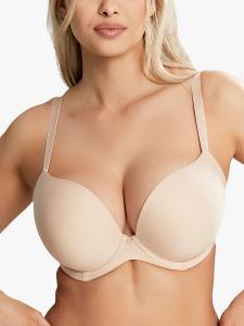 Формованный бюстгальтер с глубоким вырезом Panache Faith, латте