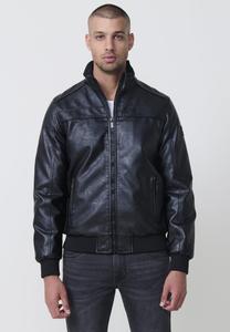 Куртка Koroshi Faux leather jacket, Black