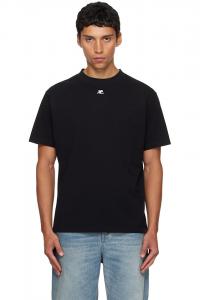 Футболка оверсайз Courrèges, черный