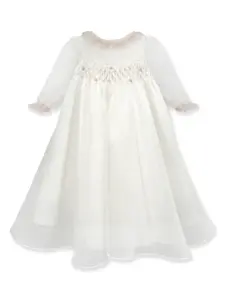 Платье из органзы La Stupenderia, белый