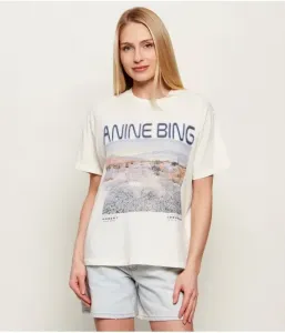 Футболка CADE relaxed fit Anine Bing, экрю