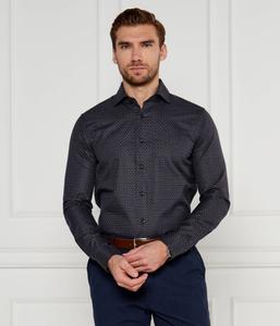 Рубашка мужская Joop! облегающего кроя с мелким принтом, черный