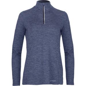 Женская футболка Clima-Tek на молнии Hot Chillys, Nightfall Heather