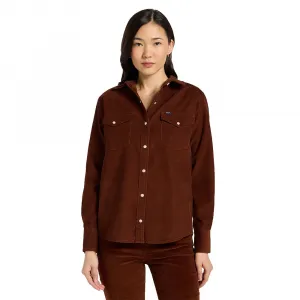 Рубашка с длинным рукавом Lee Western, коричневый