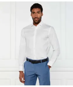 Рубашка H-hank-spread-c1-222 Slim fit Boss, белый