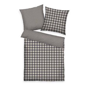 Фланелевое постельное белье Tom Tailor Tom Tailor Typ B, хлопок - глина / антрацит - 135 x 200 см
