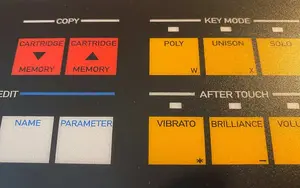 Синтезатор Roland JX8P FULL membrane replacement_Authentic Replica 2022 Grey
