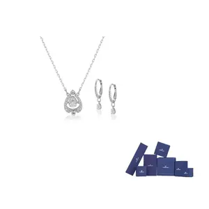 Сверкающее танцевальное ожерелье для женщин Swarovski