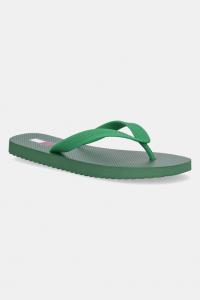 Шлепки BEACH SANDAL Tommy Jeans, зеленый