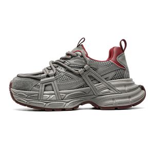 B.Duck Женские низкие кроссовки из массивной ангоры из коллекции «Год змеи» CNY, красные/черные