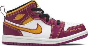 Кроссовки Air Jordan 1 Mid TD Día de Muertos, белый