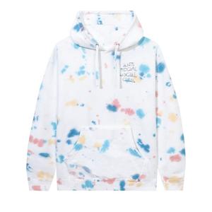 Худи Anti Social Social Club Freakshow Tie Dye Hoodie Multi, белый