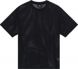 Футболка Stussy Cotton Mesh Short-Sleeve Crew 'Black', черный