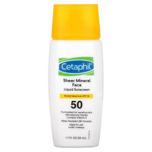 Солнцезащитное средство для лица SPF 50 Cetaphil, 50 мл