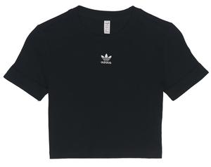 Женский укороченный топ Adidas Originals, цвет Black