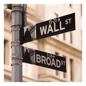 Картина на холсте A.S. Création Wallstreet, черно-белый