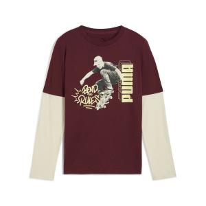 Детская многослойная футболка с длинными рукавами в стиле середины 90-х, размеры 120-160 см.