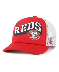 Женская красная бейсболка Cincinnati Reds Meander Foam Trucker Snapback '47 Brand