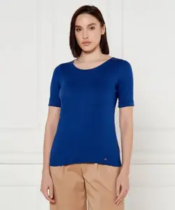 Блуза Slim fit Marc Cain, синий