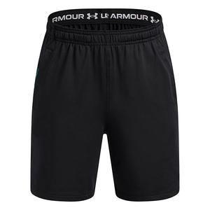 Шорты для мальчиков 8-20 лет tech vent print blocked Under Armour, Black With Rack Green
