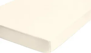 Простыня на резинке biberna Jersey-Elastic 0077866 цвет: натуральный, размер: 1x 90x190 см - 100x220 см Biberna