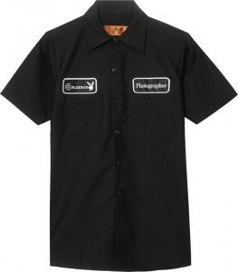 Рубашка Anti Social Social Club x Playboy Photographer Work Shirt 'Black', черный
