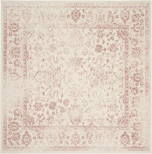 Ковер Safavieh Adirondack ADR109H квадратный, 122х122 см, слоновая кость/роза