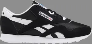 Кроссовки wmns classic nylon 'black white' 2020 Reebok, черный