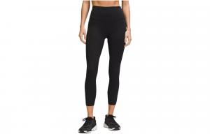 Тренировочные высокие ребристые укороченные леггинсы с длиной 23 дюйма Lululemon, черный