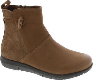 Женские ботильоны SoftWalk Adelaide, цвет Luggage Nubuck, размер 8 XX-ширина, 8.5 Xx-Wide Luggage Nubuck