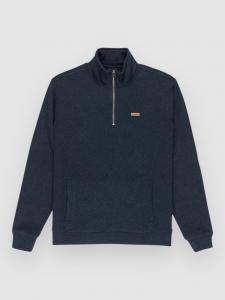 Флисовый пуловер Quiksilver Keller 1/4 Zip Fleece Pullover, dark navy heather