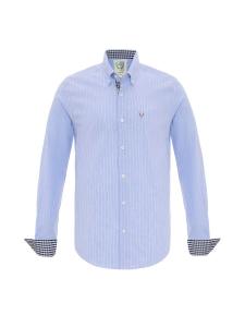 Рубашка обычного кроя на пуговицах By Diess Collection, синий