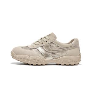 Низкие повседневные туфли цвета экрю для женщин Spider King, Ecru