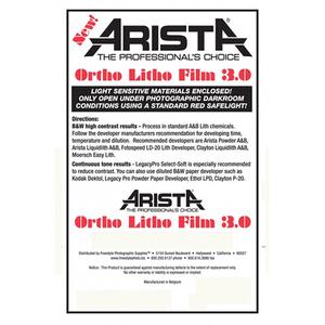 Листовая пленка Arista Ortho Litho 3.0 Film (4 x 5", 100 Sheets) 531451