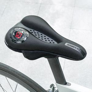 Чехол Rock Brothers для подушки сиденья велосипеда утолщенный силиконовый, черный