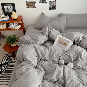 Yalu Комплект постельного белья, простыня, пододеяльник 200x230 см, цвет Phantom Gray
