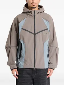 Куртка с цветными блоками Nike, коричневый