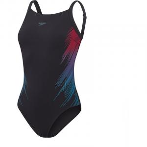 Badeanzug формирующий круглый вырез 1шт plmt af Speedo, мультиколор