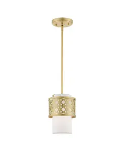Мини-Подвесной светильник Calinda 1 light Livex, gold-tone