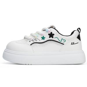 WARRIOR Женские кроссовки Coverage для скейтбординга с низким верхом, устойчивые к истиранию, белые, черные