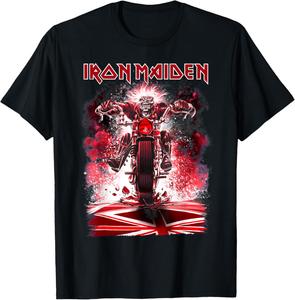 Футболка Eddie Bike, черная Iron Maiden