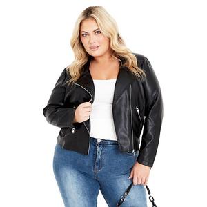 Женская куртка-косуха Kara plus size Avenue, Black