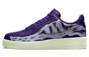 Nike Air Force 1 Low '07 QS Purple Skeleton Halloween (2021)