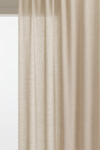 Штора H&M Linen Curtain 2-pak, 2 штуки, 120X250 см, бежевый