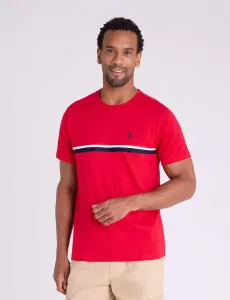 Футболка U.S. Polo Assn Signature Tricot Pieced Jersey, красный