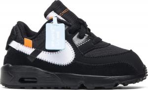 Кроссовки Nike Off-White x Air Max 90 TD 'Black', черный
