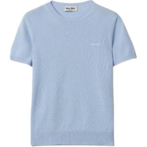 Футболка женская Miu Miu, светло-голубой