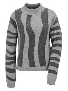 Свитер MADELEINE, серый/светло-серый