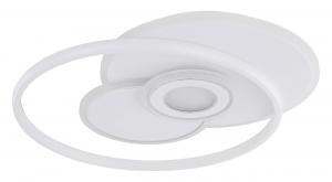 Светодиодный потолочный светильник RODERICK 54,5/46/6 см Globo, опал/белый/хром